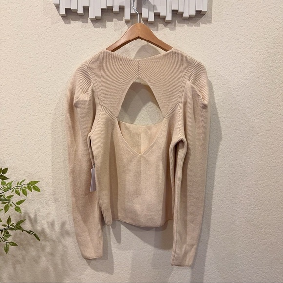 ASTR the Label Catalina Pullover Sweater Top in Cream NWT Size XL - Picture 7 of 7